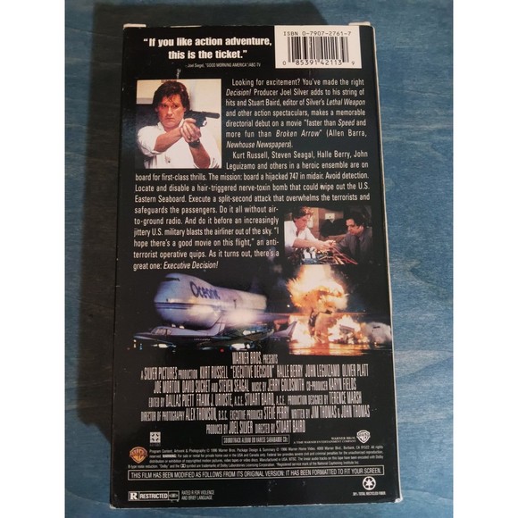 Media Executive Decision Vhs Poshmark